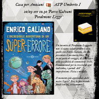 20/09 Casa per Anziani Umberto I- Presentazione del libro di Enrico Galiano a Pordenone Legge