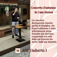 Un  concerto di fine autunno in Casa Serena